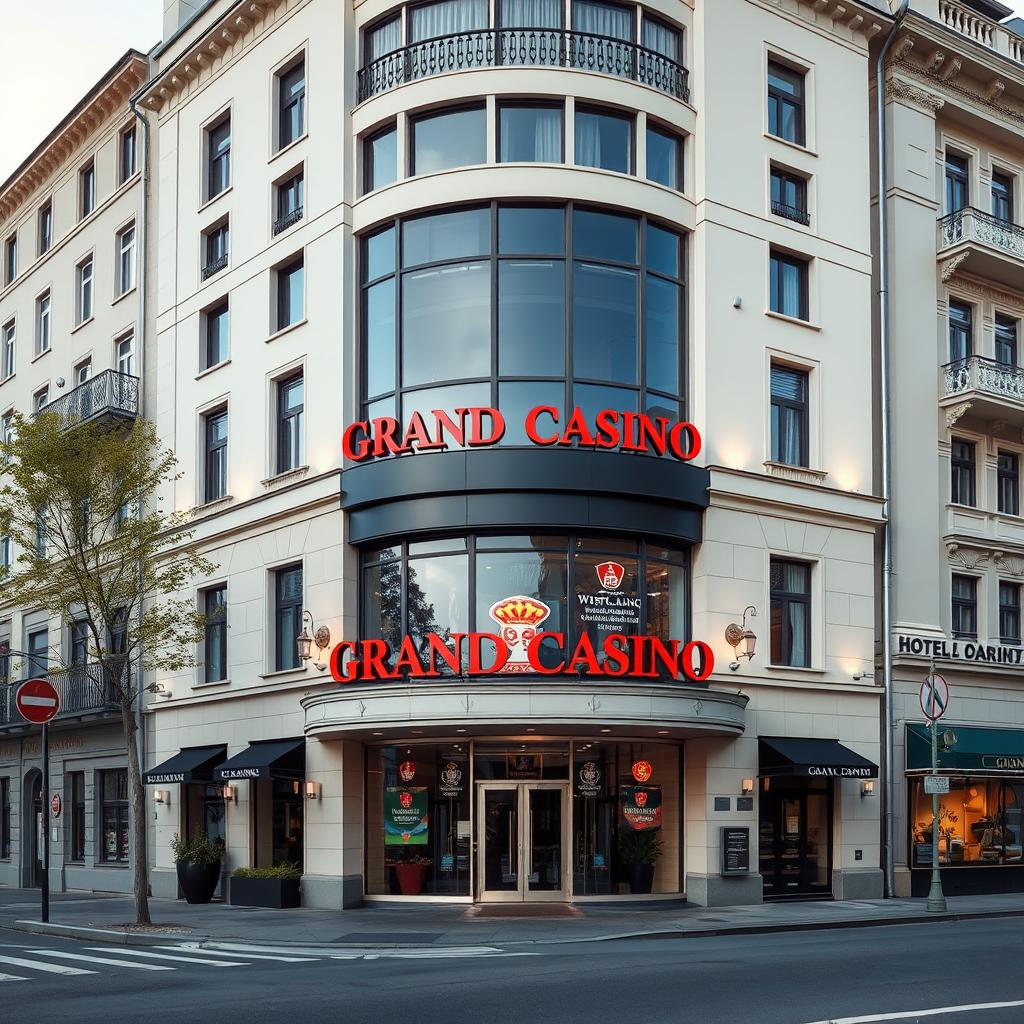 Budynek Grand Casino przy ul. Wyspiańskiego w Poznaniu Budynek Grand Casino przy ul. Wyspiańskiego w Poznaniu