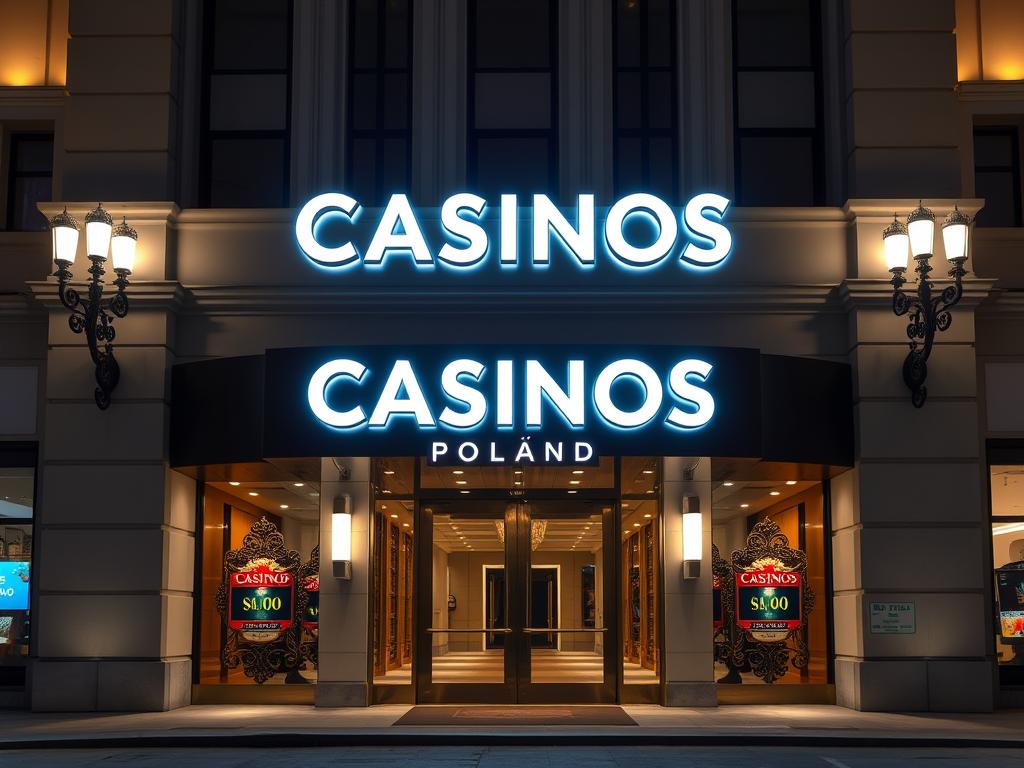 Wejście do Casinos Poland w Poznaniu przy placu Andersa Wejście do Casinos Poland w Poznaniu przy placu Andersa