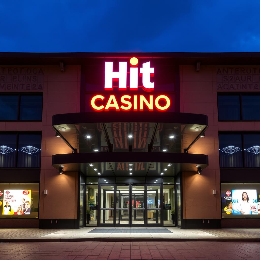 Wejście do Hit Casino przy placu Andersa w Poznaniu Wejście do Hit Casino przy placu Andersa w Poznaniu