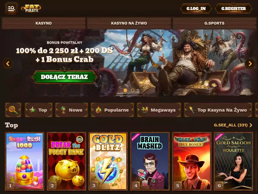 Fatpirate Casino bonusy w niemieckich kasyn online