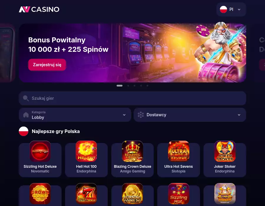 NV Casino niemieckie kasyna online