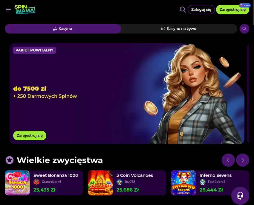 Spinmama casino bonus bez depozytu w w niemieckich kasynach