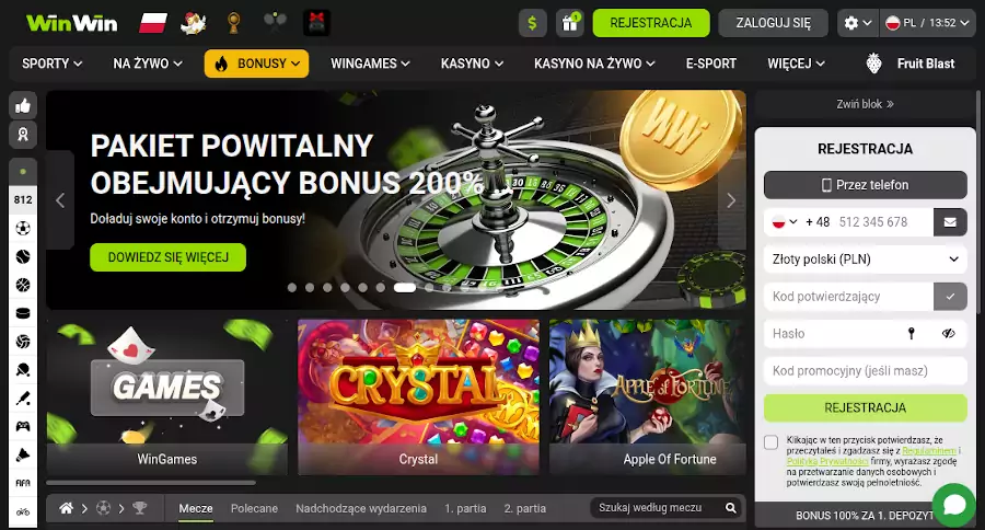 Winwin Casino strona Winwin Casino Opinie
